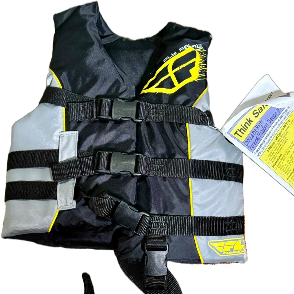 🌺Fly Racing Fly Vest, Life Jacket, Preserver, Personal Flotation Device 🌸🌺